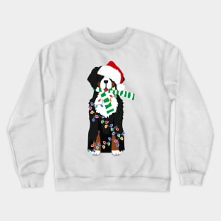 Christmas Bernese Mountain Holiday Dog Crewneck Sweatshirt